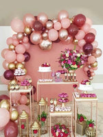 Pink & Gold Balloon Set 36 pcs