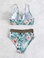 Canteras Floral Push Up Bikini Swimsuit