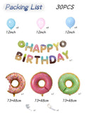Donut Balloon & Banner Set - 30 pcs