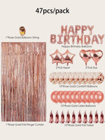 Happy Birthday Balloon Set - 47pcs