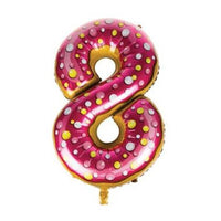 Donut Number Foil Ballon - 1pcs