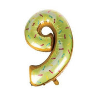 Donut Number Foil Ballon - 1pcs