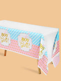 Gender Reveal - Dotted - Disposable Tablecloth