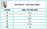 Jessi Floral Sandal - Blue