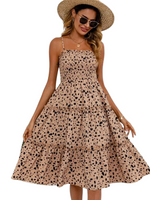 Lucinda Dalmatian Print Dress