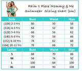 Palm 1 Piece Side Mommy & Me Swimwear