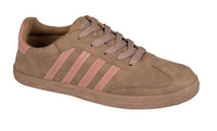 Pierre Cardin Ladies Taupe/Pink Sneakers