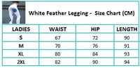 White Feather Legging