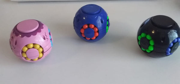 Fidget Spinner Puzzle Ball With Beads